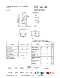 Datasheet XDUY10A manufacturer SunLED