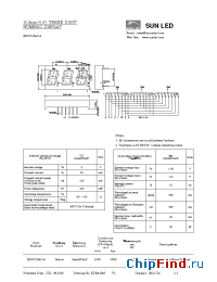 Datasheet XDUY10A3-A manufacturer SunLED