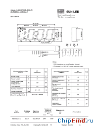 Datasheet XDUY14A4-A manufacturer SunLED