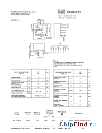 Datasheet XLBG11WE manufacturer SunLED
