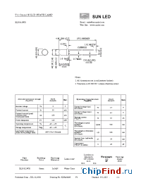 Datasheet XLBG11WH manufacturer SunLED