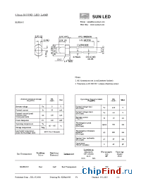 Datasheet XLHR25C manufacturer SunLED