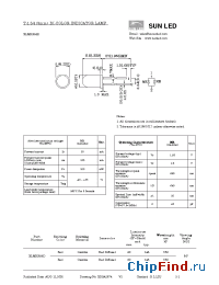 Datasheet XLMRR58D manufacturer SunLED