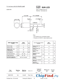 Datasheet XLUG01D manufacturer SunLED