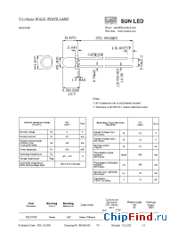 Datasheet XLUG39D manufacturer SunLED