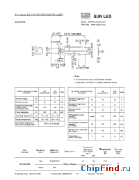 Datasheet XLUGR92M manufacturer SunLED
