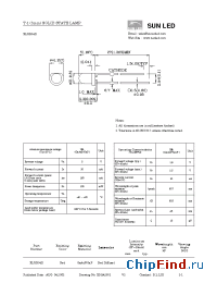 Datasheet XLUR34D manufacturer SunLED