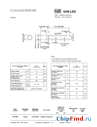Datasheet XLUS32C manufacturer SunLED