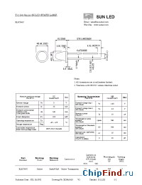 Datasheet XLUY56C manufacturer SunLED