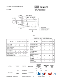 Datasheet XLUYR34M manufacturer SunLED