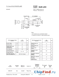 Datasheet XLZE11W manufacturer SunLED