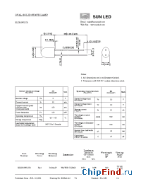 Datasheet XLZE20WLCR manufacturer SunLED