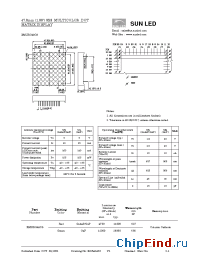 Datasheet XMURG48C8 manufacturer SunLED