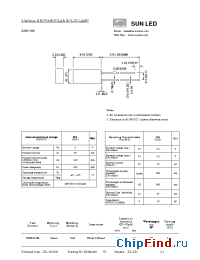 Datasheet XSMG16M manufacturer SunLED