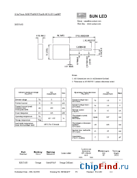 Datasheet XSUO19D manufacturer SunLED