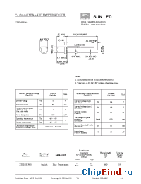Datasheet XTHI30BF850 manufacturer SunLED