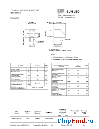 Datasheet XVB1LMR50D manufacturer SunLED