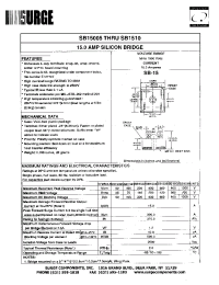 Datasheet SB1502W manufacturer Surge
