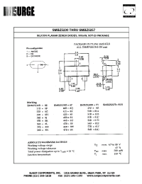 Datasheet SMBZ5239B manufacturer Surge
