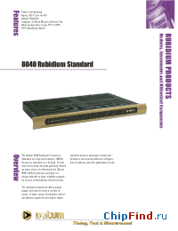 Datasheet 8040 manufacturer Symmetricom