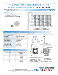 Datasheet DCMO80210-10 manufacturer Synergy