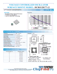 Datasheet DCRO128177-12 manufacturer Synergy