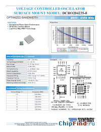 Datasheet DCRO204235-8 manufacturer Synergy