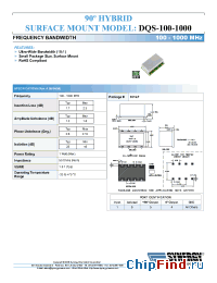 Datasheet DQS-100-1000 manufacturer Synergy