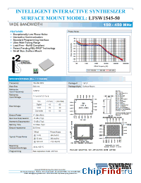 Datasheet LFSW1545-50 manufacturer Synergy