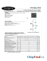Datasheet 1F10 manufacturer Synsemi