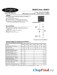 Datasheet 1N4935 manufacturer Synsemi