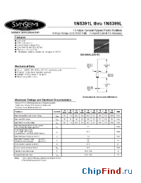 Datasheet 1N5394L manufacturer Synsemi