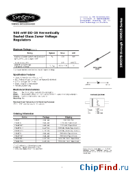 Datasheet 1N967B manufacturer Synsemi