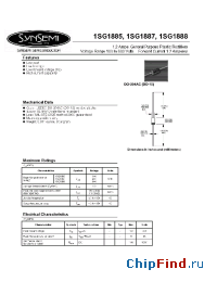 Datasheet 1SG1885 manufacturer Synsemi