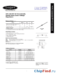 Datasheet BZX55C5V6RL manufacturer Synsemi