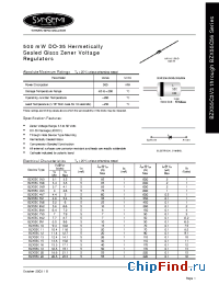 Datasheet BZX55C7V5 manufacturer Synsemi