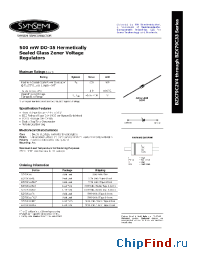 Datasheet BZX79C10RL manufacturer Synsemi