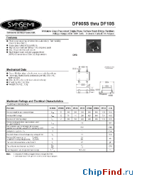 Datasheet DF005S manufacturer Synsemi
