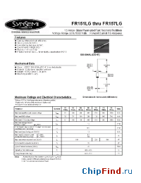 Datasheet FR151LG manufacturer Synsemi