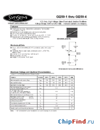 Datasheet G1250-1 manufacturer Synsemi