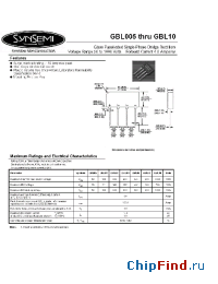 Datasheet GBL01 manufacturer Synsemi