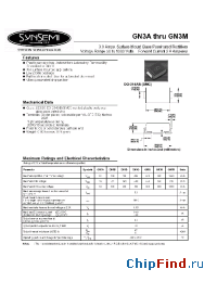 Datasheet GN3G manufacturer Synsemi