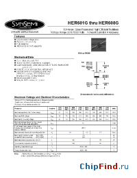 Datasheet HER604G manufacturer Synsemi