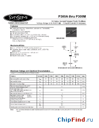 Datasheet P300D manufacturer Synsemi