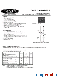 Datasheet SA160 manufacturer Synsemi