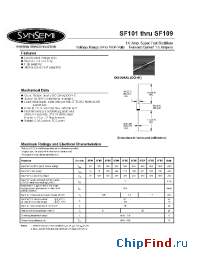 Datasheet SF101 manufacturer Synsemi