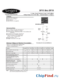 Datasheet SF11 manufacturer Synsemi