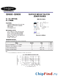 Datasheet SZ4524 manufacturer Synsemi