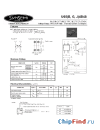 Datasheet U05G4B48 manufacturer Synsemi