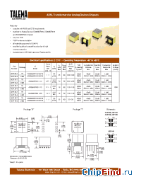 Datasheet AEP100 manufacturer Talema